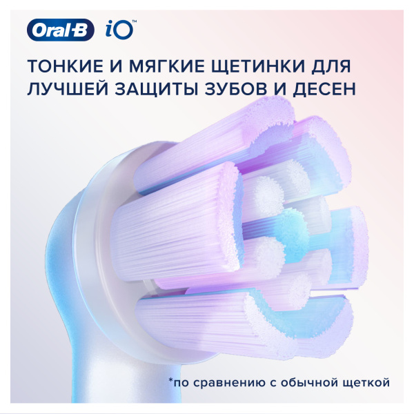 БЛИСТЕР ИЗ 6 насадок ORAL-B iO Gentle Care, белые