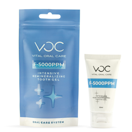 Зубная гель-паста ТМ VOC F-5000 PPM (фиолетовая), 50 мл