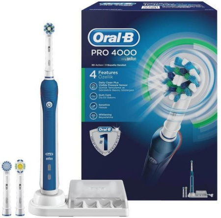 Электрическая зубная щетка ORAL-B PRO 4000 (D20.535.4)
