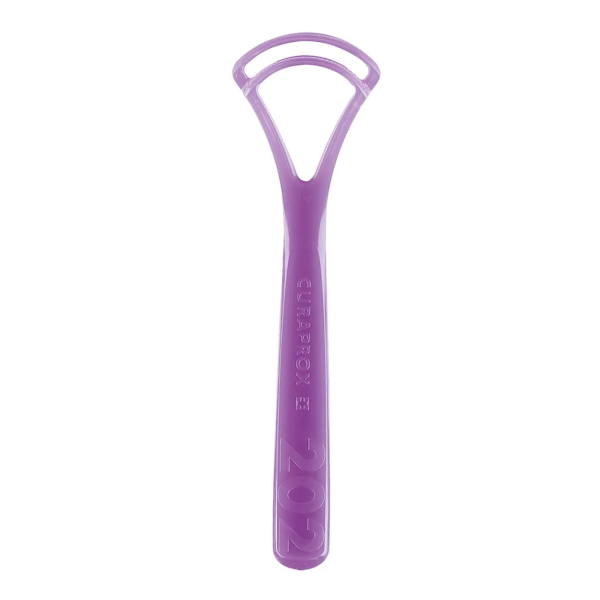 CURAPROX Набор скребков для языка, 2 шт. (CTC203) САЛАТОВЫЙ/ФИОЛЕТОВЫЙ