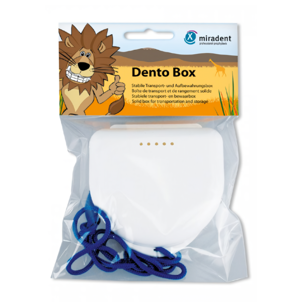 Футляр Miradent Dento-BOX White для орто-конструкций, белый Футляр Miradent Dento-BOX White для орто-конструкций, белый