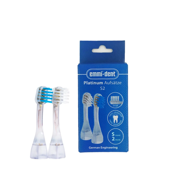 Насадки детские S2 для УЗ щетки Emmi-Dent 6 Platinum, 2 шт.