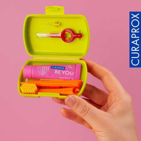Дорожный набор CURAPROX BE YOU салатовый Дорожный набор CURAPROX BE YOU салатовый