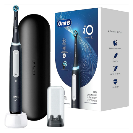 Электрическая зубная щетка ORAL-B iO Series 4N Black с футляром (iOG4.1B6.2DK)
