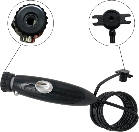 Запасная РУЧКА совместимая с ирригатором WaterPik WP-112 черная (аналог) Запасная РУЧКА совместимая с ирригатором WaterPik WP-112 черная (аналог)