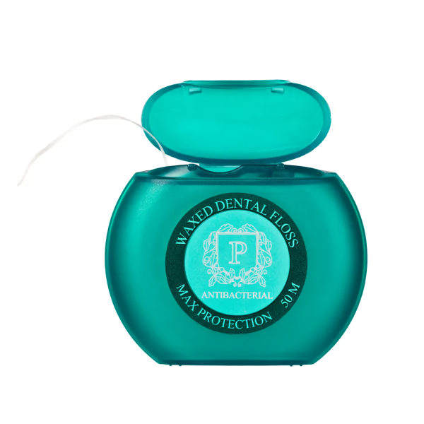 PresiDENT Antibacterial межзубный флосс с хлоргексидином, 50 м