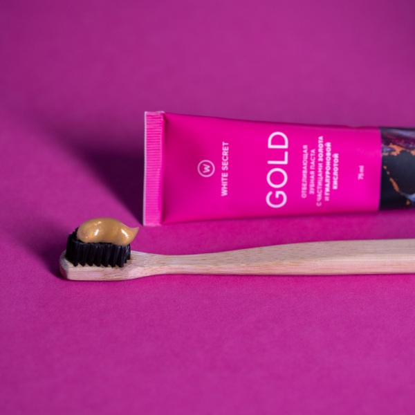 Зубная паста White Secret Gold Отбеливающая, 75 мл