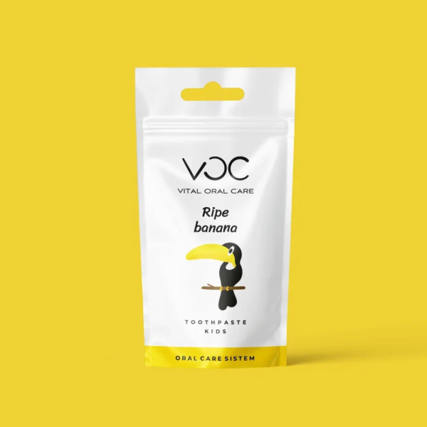 Детская зубная паста VOC kids Спелый банан (0+), 50 мл Детская зубная паста VOC kids Спелый банан (0+), 50 мл
