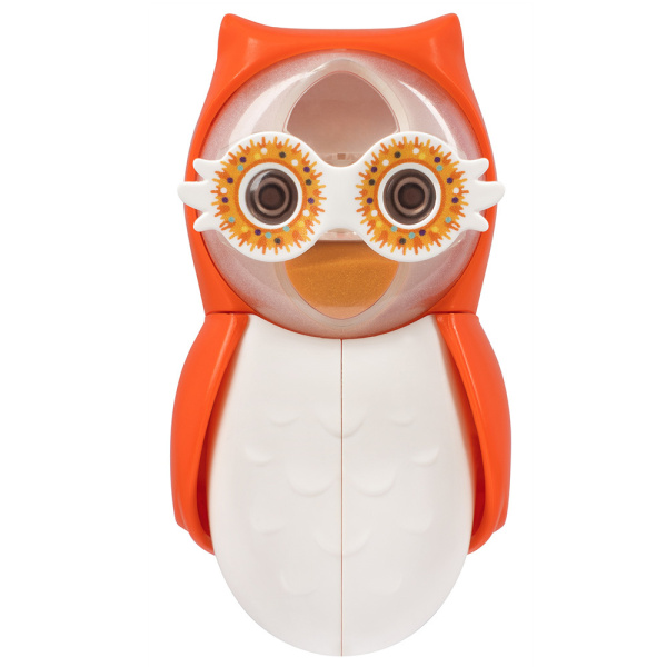 Держатель Flipper OWL HEARTY для зубной щетки со встроенными песочными часами Красный Держатель Flipper OWL HEARTY для зубной щетки со встроенными песочными часами Красный