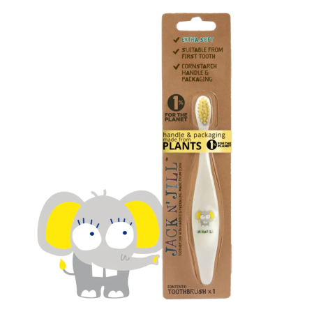 Органическая зубная щетка Jack N' Jill Ellie - Слоник