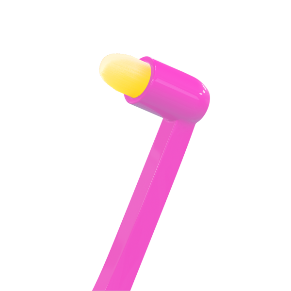 Монопучковая зубная щетка PRESIDENT SINGLE-TUFT мягкая ЯРКО-РОЗОВАЯ