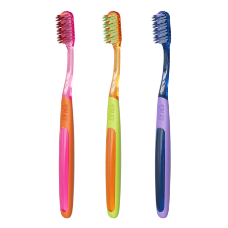 Зубная щетка SPLAT Smilex ortho, ортодонтическая САЛАТОВАЯ