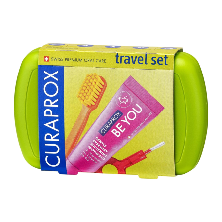 Дорожный набор CURAPROX BE YOU салатовый Дорожный набор CURAPROX BE YOU салатовый