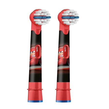 БЛИСТЕР ИЗ 2 насадок Braun Oral-B Stages Kids Тачки !!!КРАСНЫЕ!!!