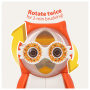 Держатель Flipper OWL HEARTY для зубной щетки со встроенными песочными часами Красный Держатель Flipper OWL HEARTY для зубной щетки со встроенными песочными часами Красный